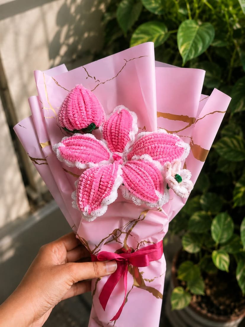 Lilly Flower Bouquet - Image 1